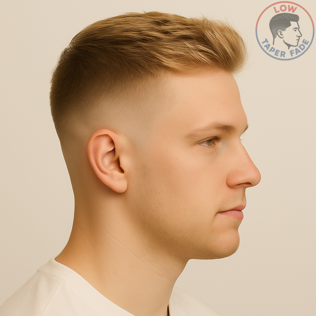 Taper Low Taper Blonde Fade Haircut