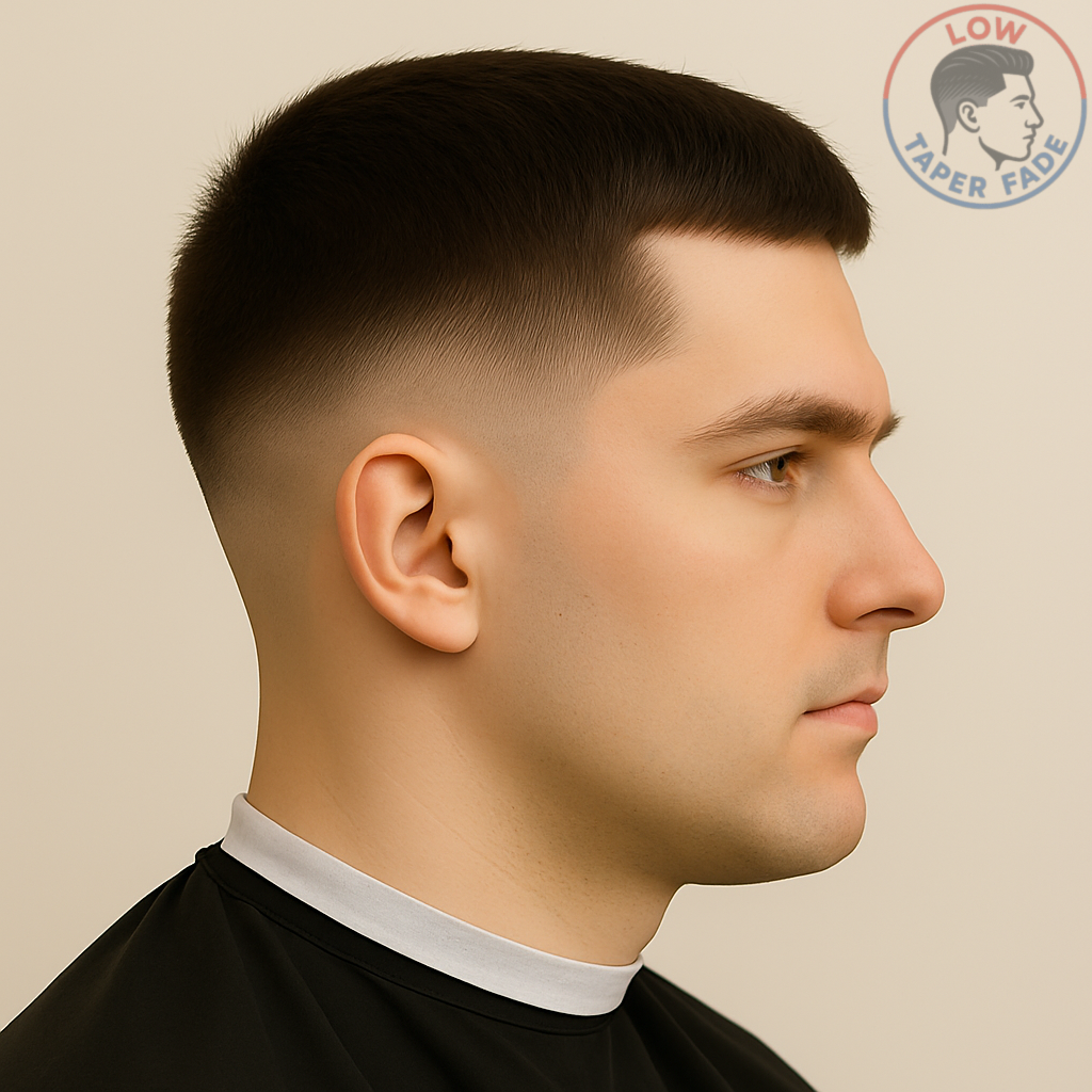 low taper fade hairstyle