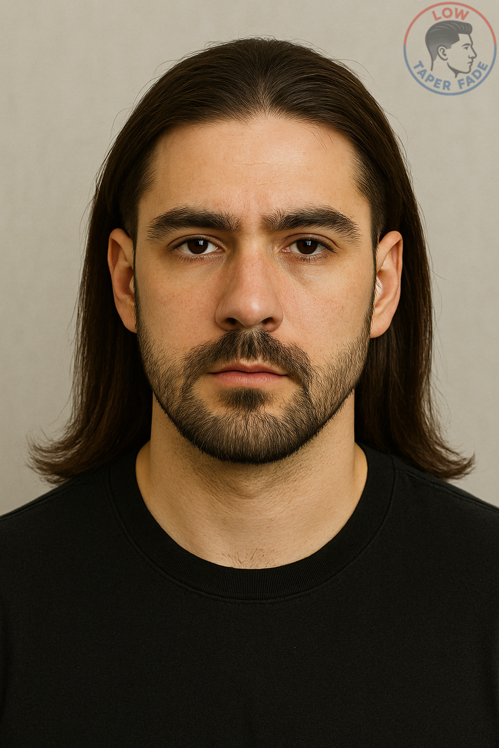 Low Taper Long Hair Fade