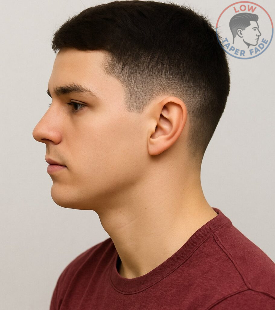 Low Fade Short Taper Haircut