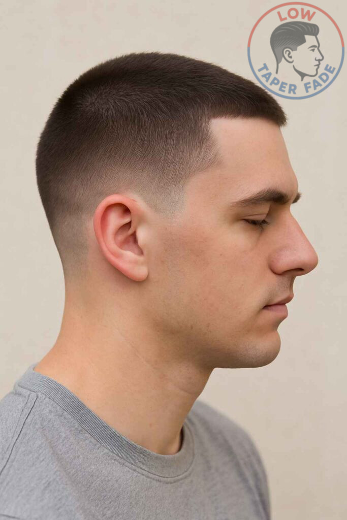 Taper Buzz Cut Low Fade