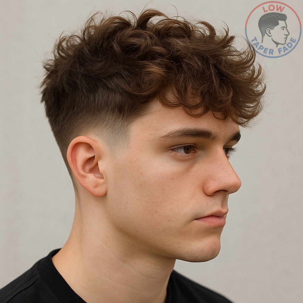 Low Taper Fade for Messy Hair