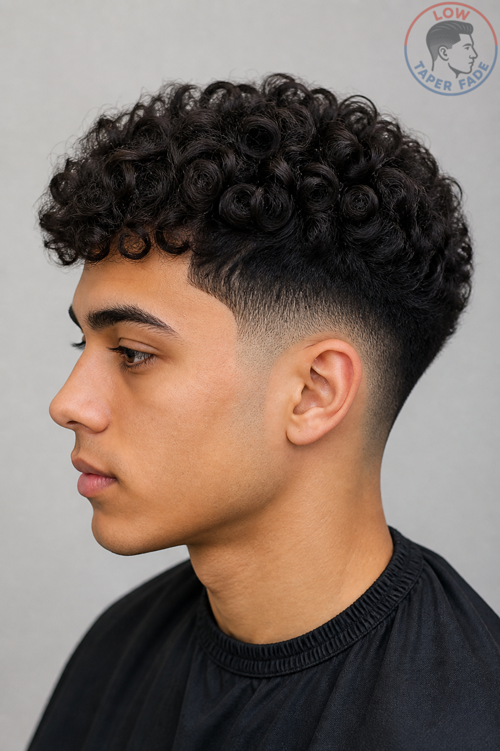 Low Taper Fade Curl