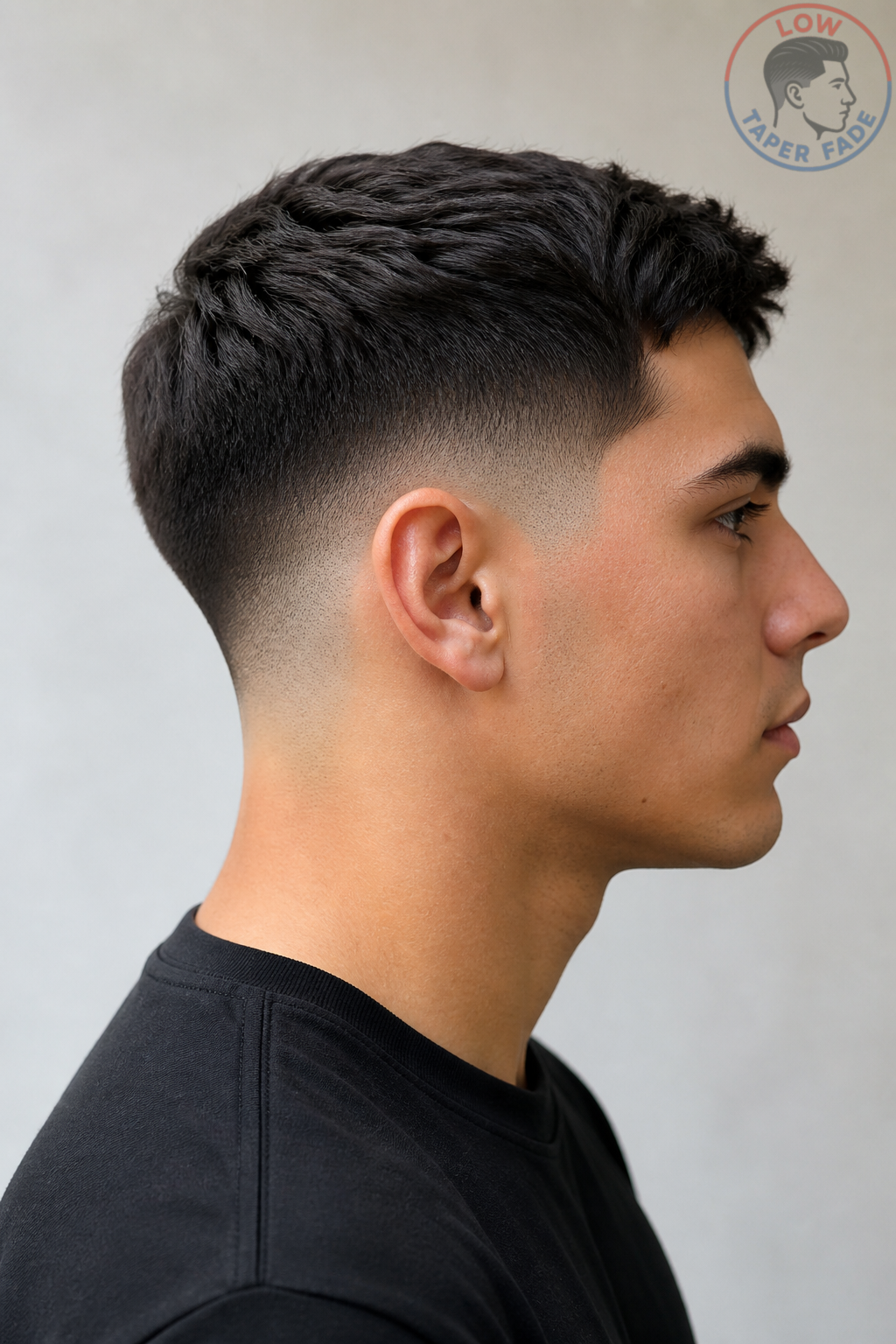 Mens Short Low Taper Fade