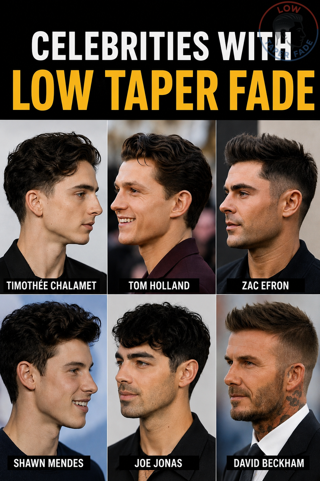 Celebrities with Low Taper Fade